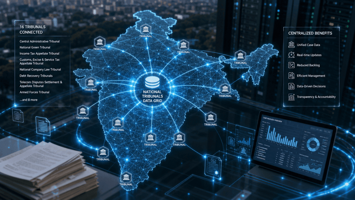India Launches National Tribunals Data Grid for 16 Panels