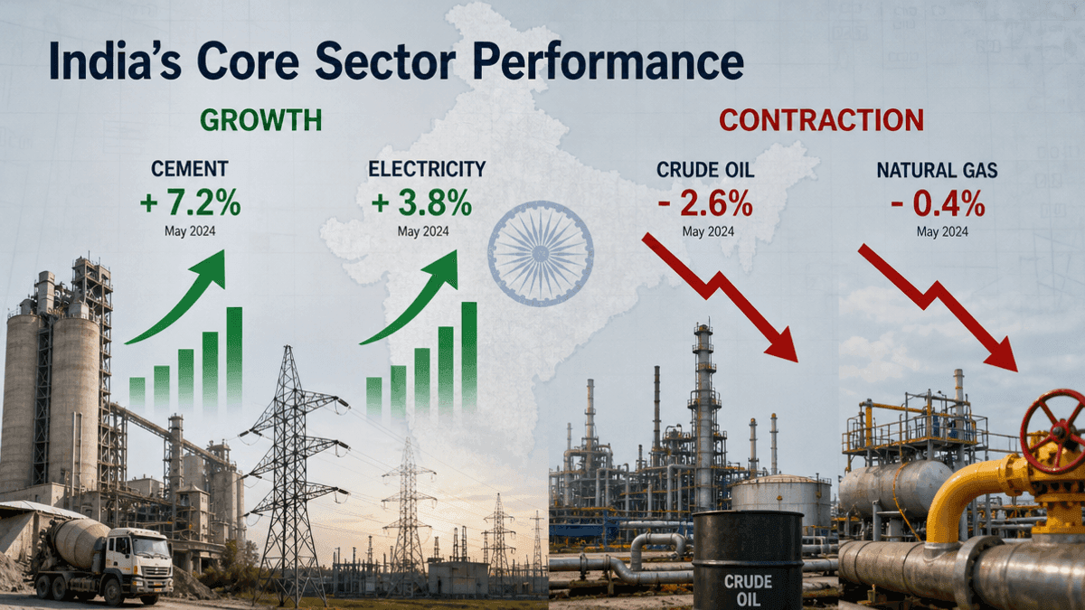 India’s Core Sectors: Mixed Performance & Economic Insights