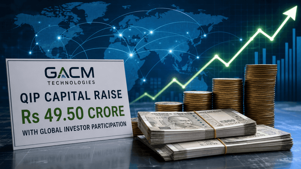 GACM Technologies Raises Rs 49.50 Cr via QIP