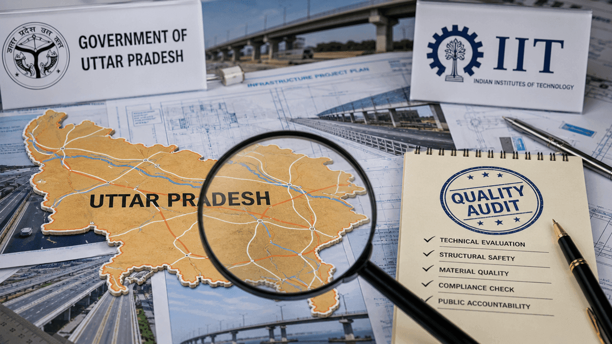 UP Mandates IIT Audits for Infra Projects > Rs 100 Cr