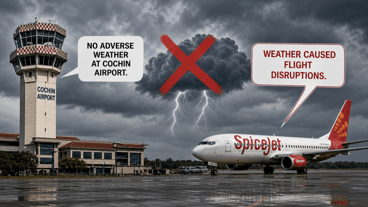 Cochin Airport & SpiceJet Dispute Flight Disruptions