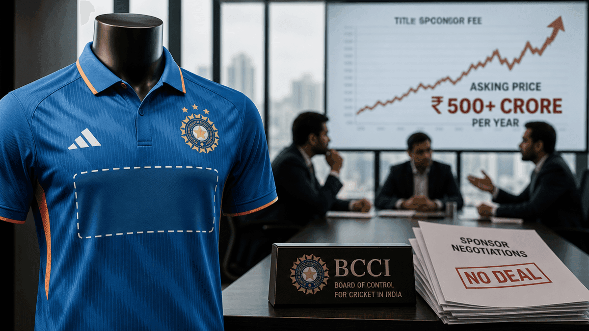 BCCI Title Sponsor Search Hits Snag Over High Price