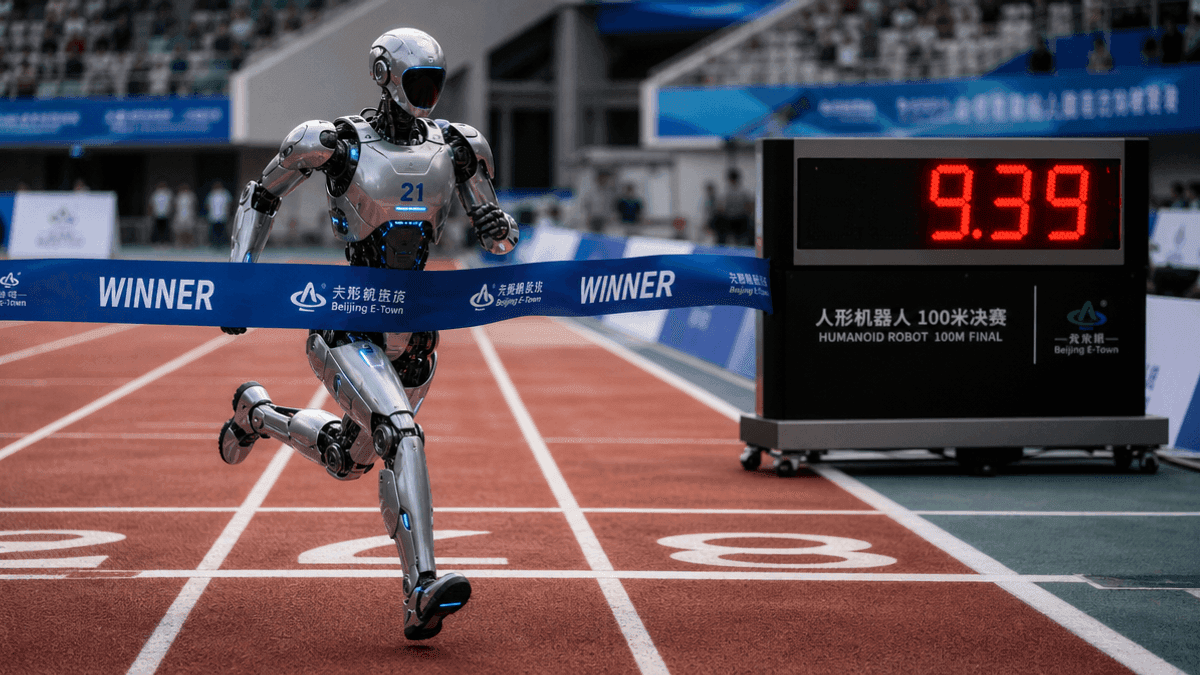 Chinese Robots Break Human Records in Beijing Games