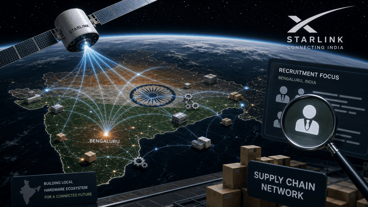 SpaceX Expands Starlink India Team for Supply Chain