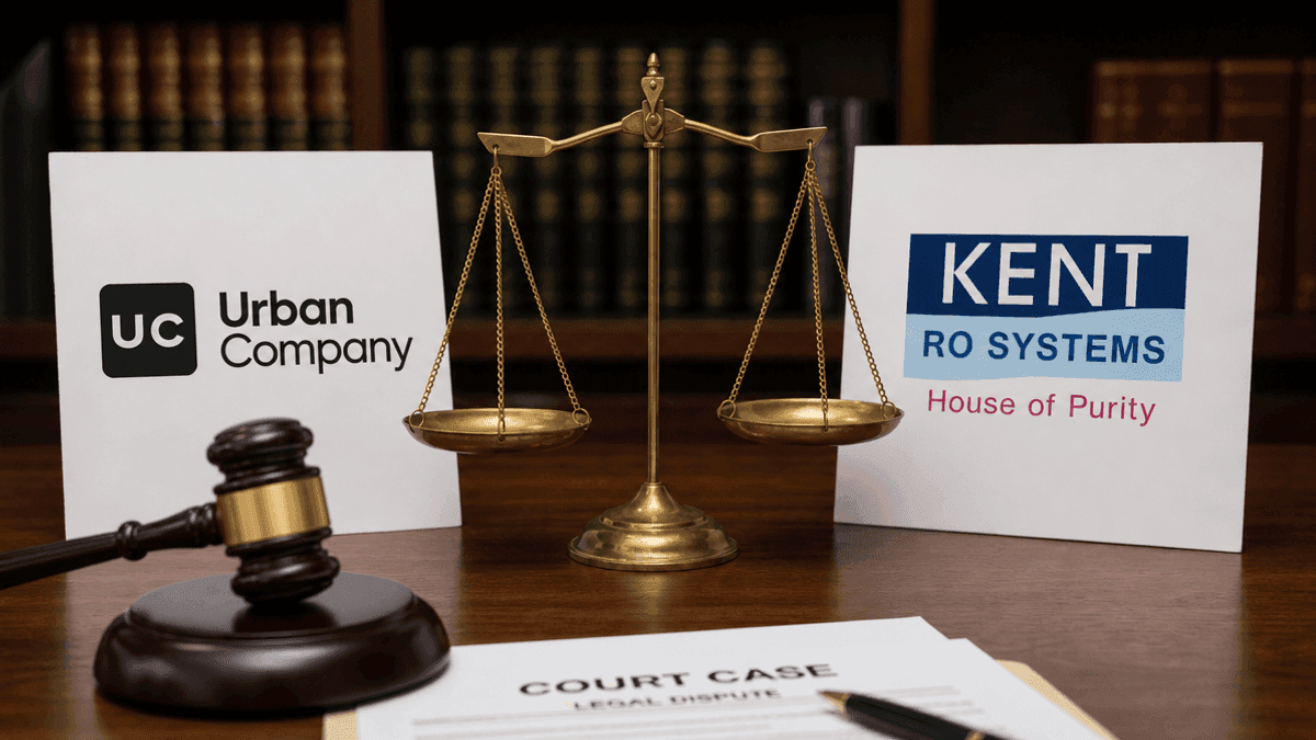 Urban Company Sues Kent RO Over ‘Unsafe’ Purifier Ads