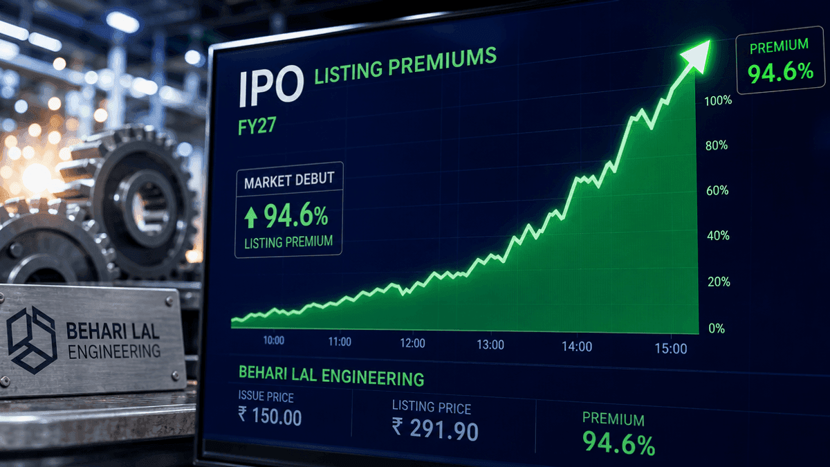 Behari Lal Engineering Leads FY27 IPOs with 63% Premium