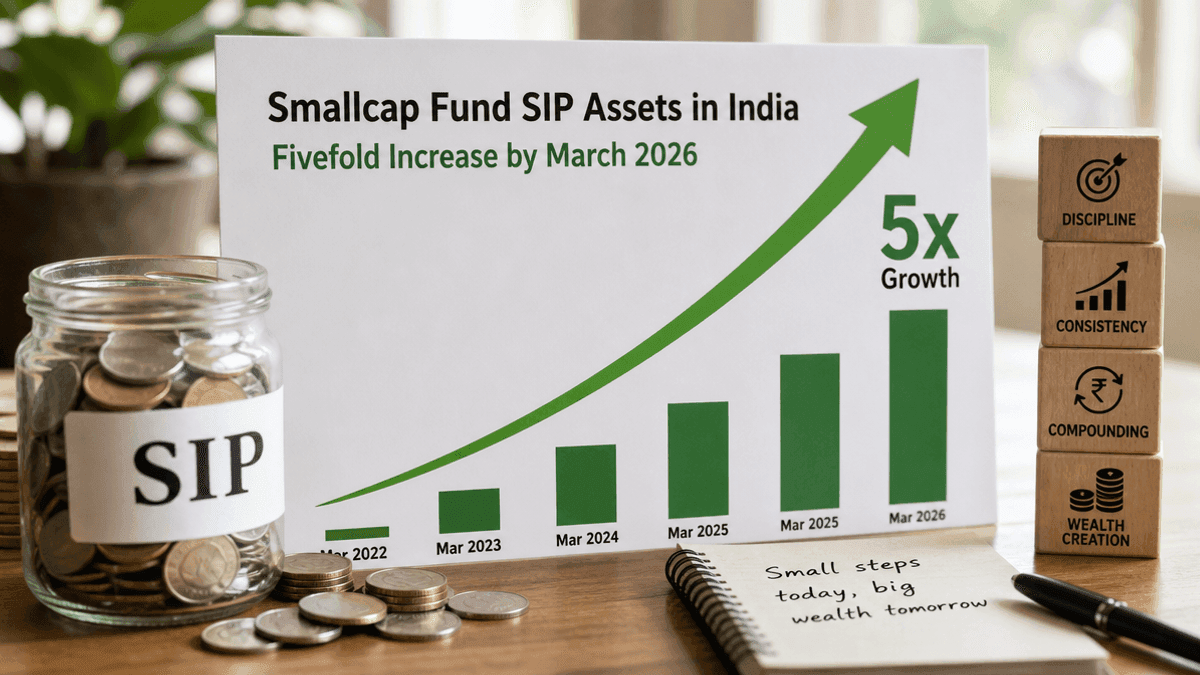India Smallcap SIP Assets Surge 5x to ₹1.83 Trillion