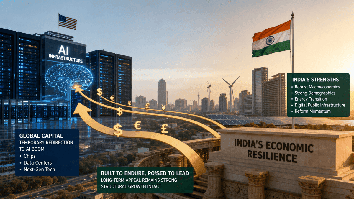 India’s Economy Resilient Amidst AI Capital Shift to US