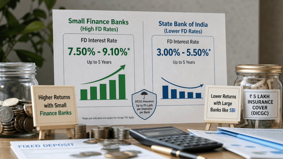 Small Finance Banks: Higher FD Rates, But What’s the Catch?