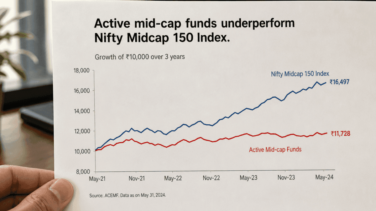 Mid-Cap Funds Lag Nifty Midcap 150 Index: Shift to Index Funds?
