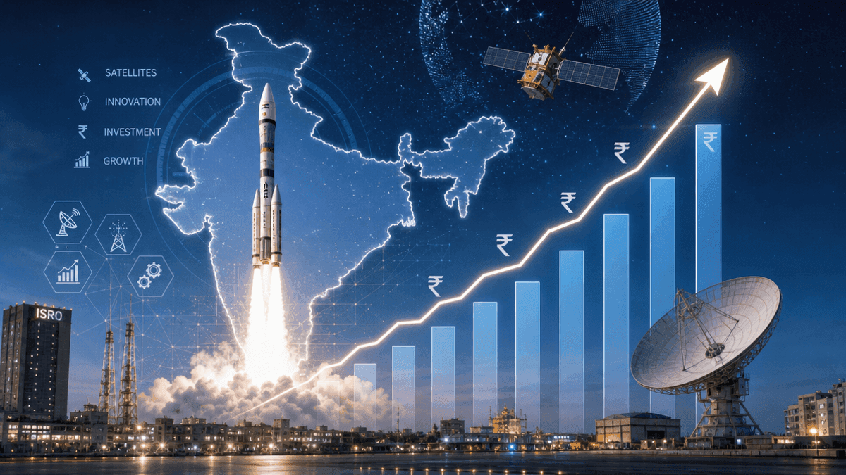 India’s Space Economy to Hit $45 Billion by 2036