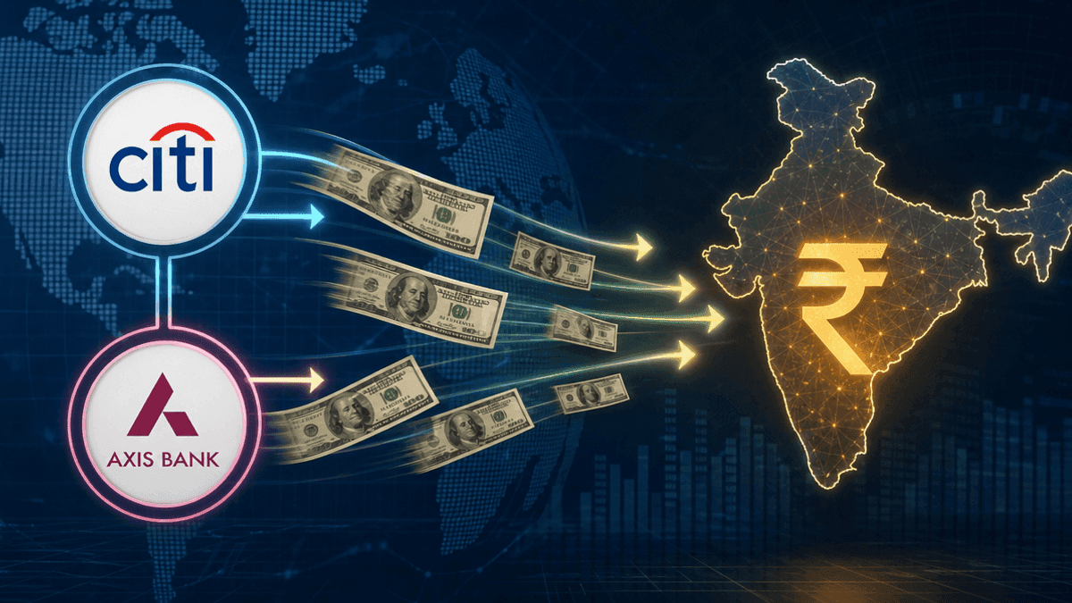 Citigroup & Axis Bank Boost NRI Dollar Inflows to India