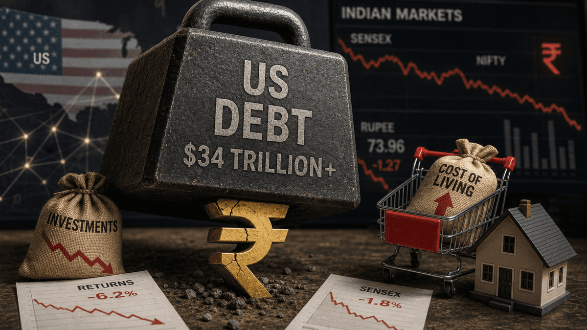 US Debt Crisis: $40 Trillion Impact on Indian Finances