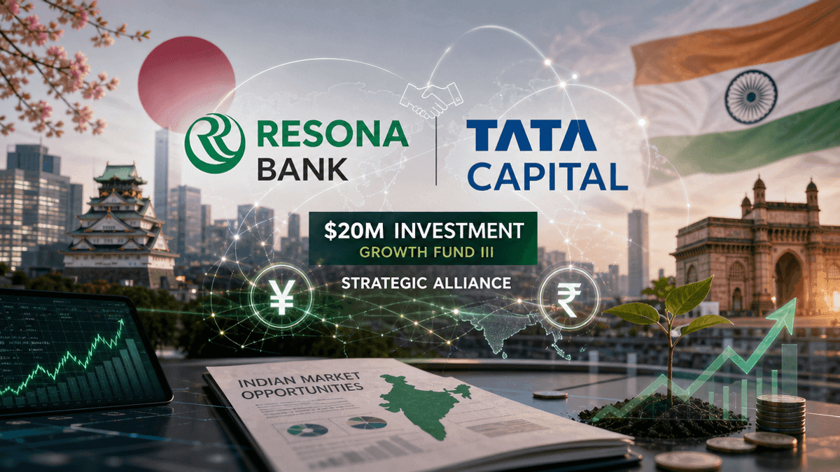 Resona Bank Invests $20M in Tata Capital Fund for India Expansion