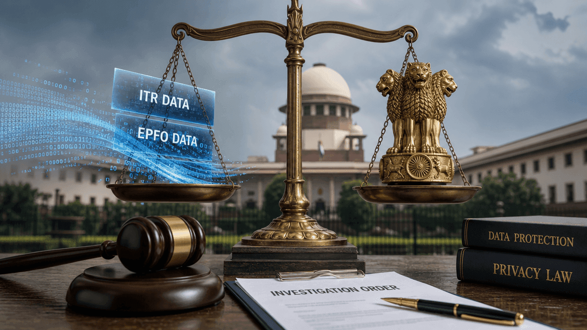 Supreme Court Orders Probe into ITR, EPFO Data Misuse