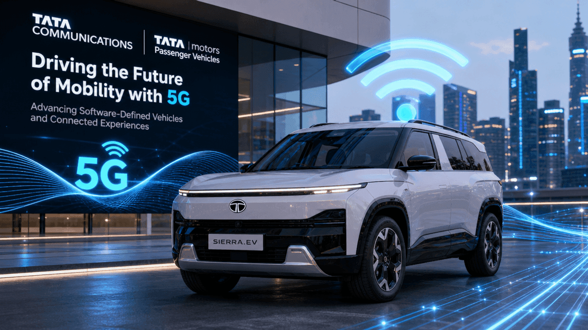 Tata Communications Partners with Tata Motors for 5G Sierra.ev
