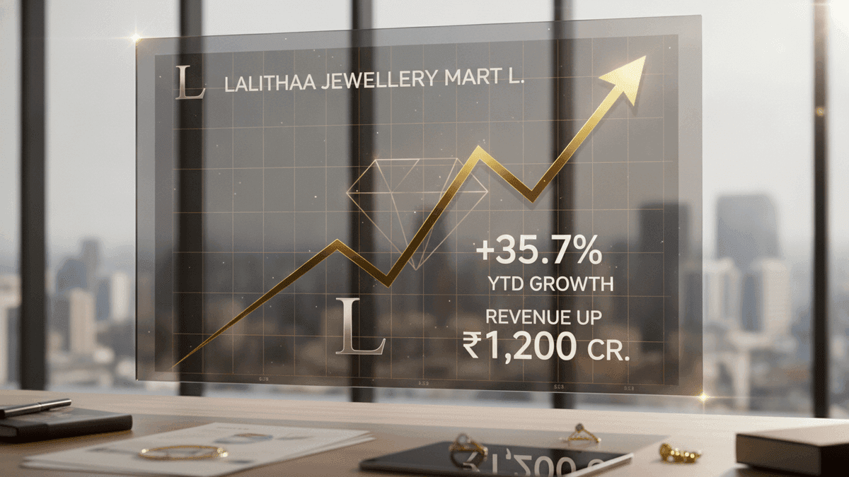 Lalithaa Jewellery Mart Stock Closes Strong Amid FY26 Revenue Surge