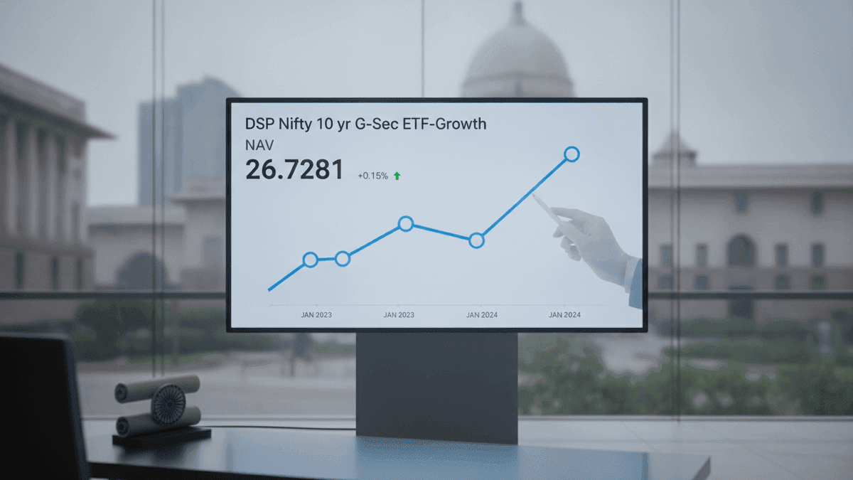 DSP Nifty 10 Yr G-Sec ETF NAV Hits 26.7281