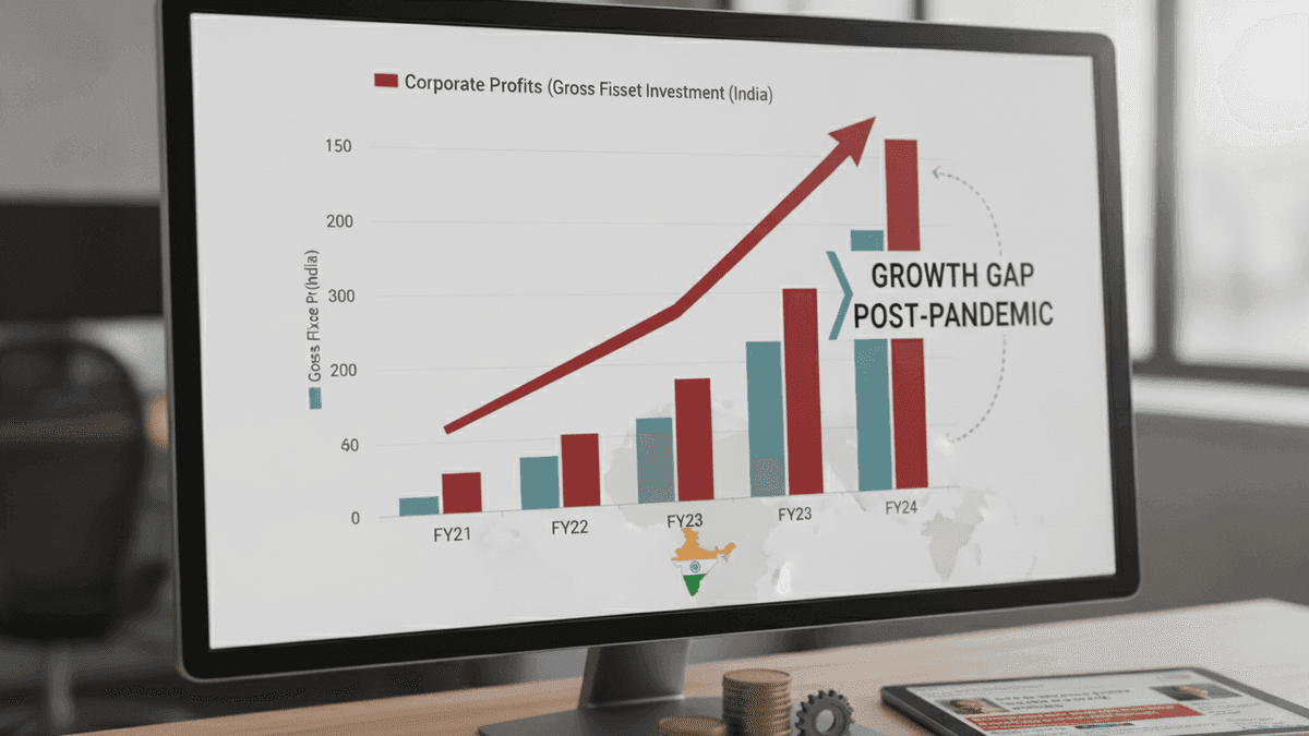 India Corporate Profits Surge Past Investment Post-Pandemic
