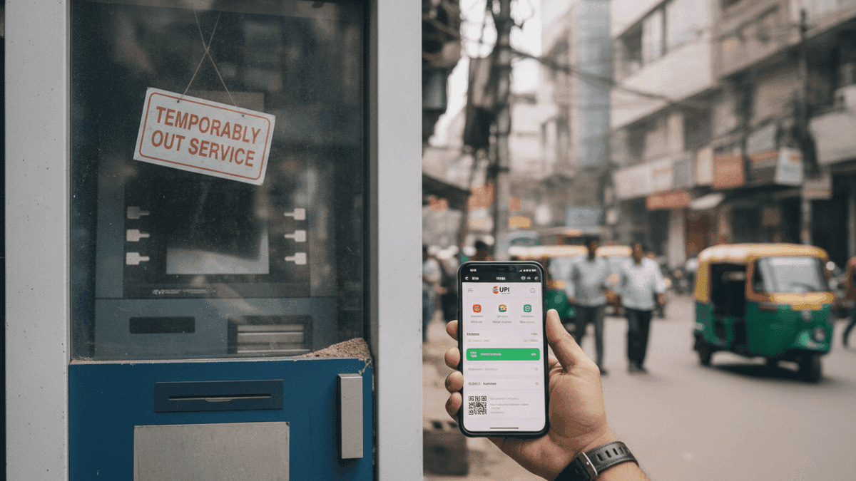 India’s ATM Network Declines Amid Digital Payment Boom