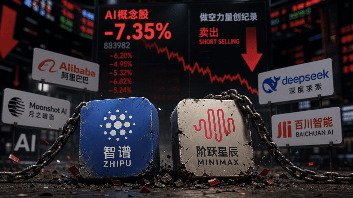 China AI Stocks Zhipu & MiniMax Face Record Short Bets
