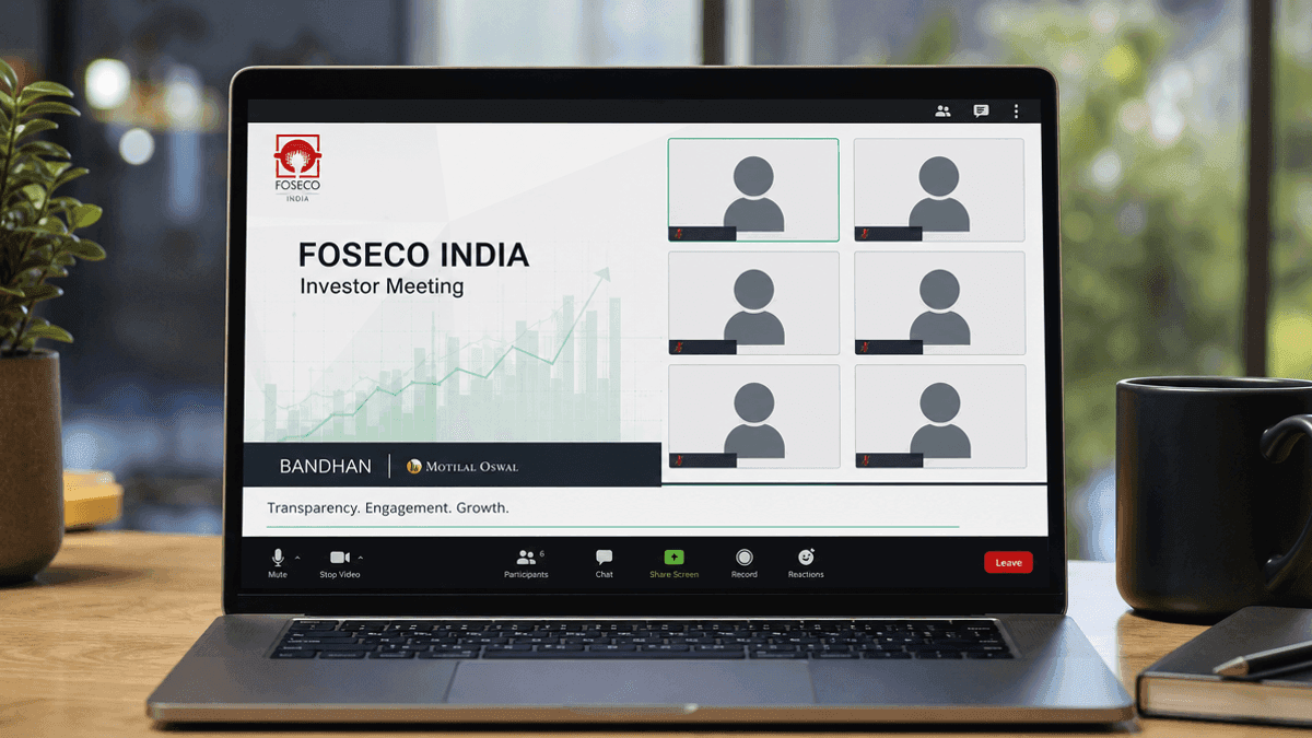 Foseco India Investor Meets Aug 31-Sep 1