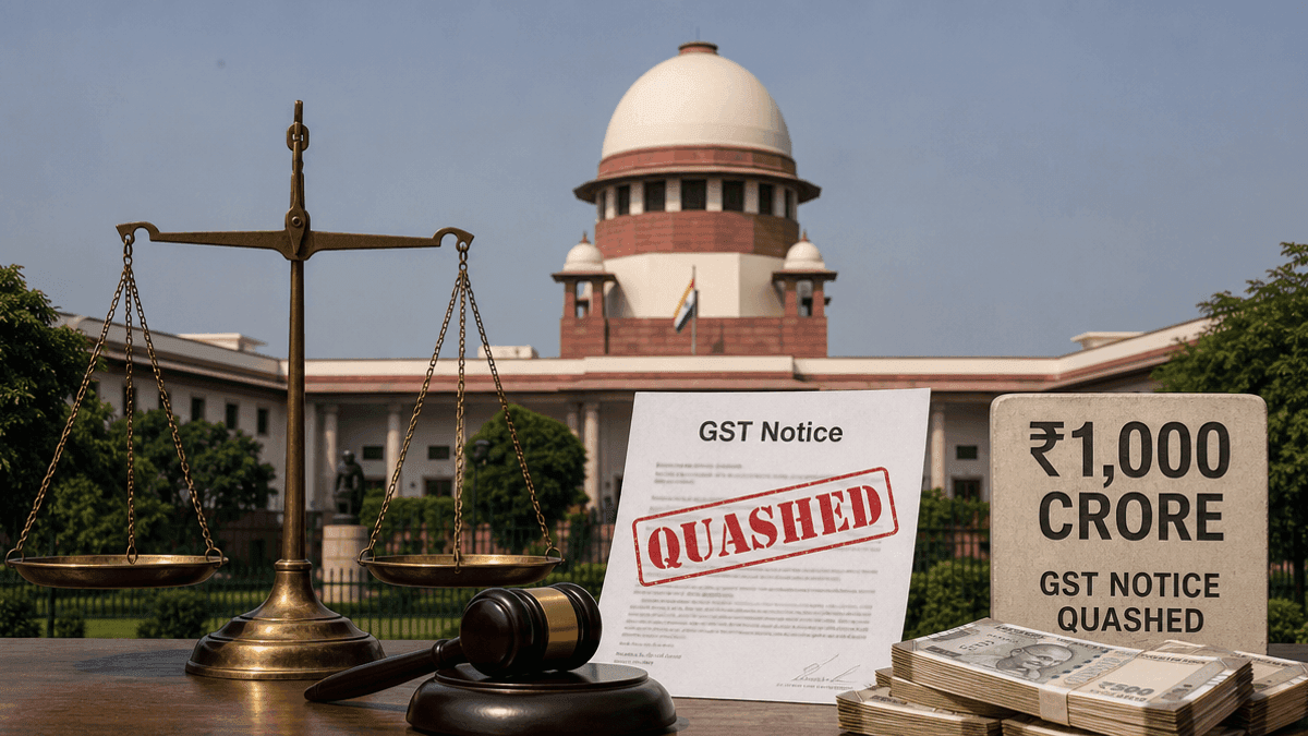 Supreme Court Quashes ₹1000 Cr GST Notice to Tata Steel