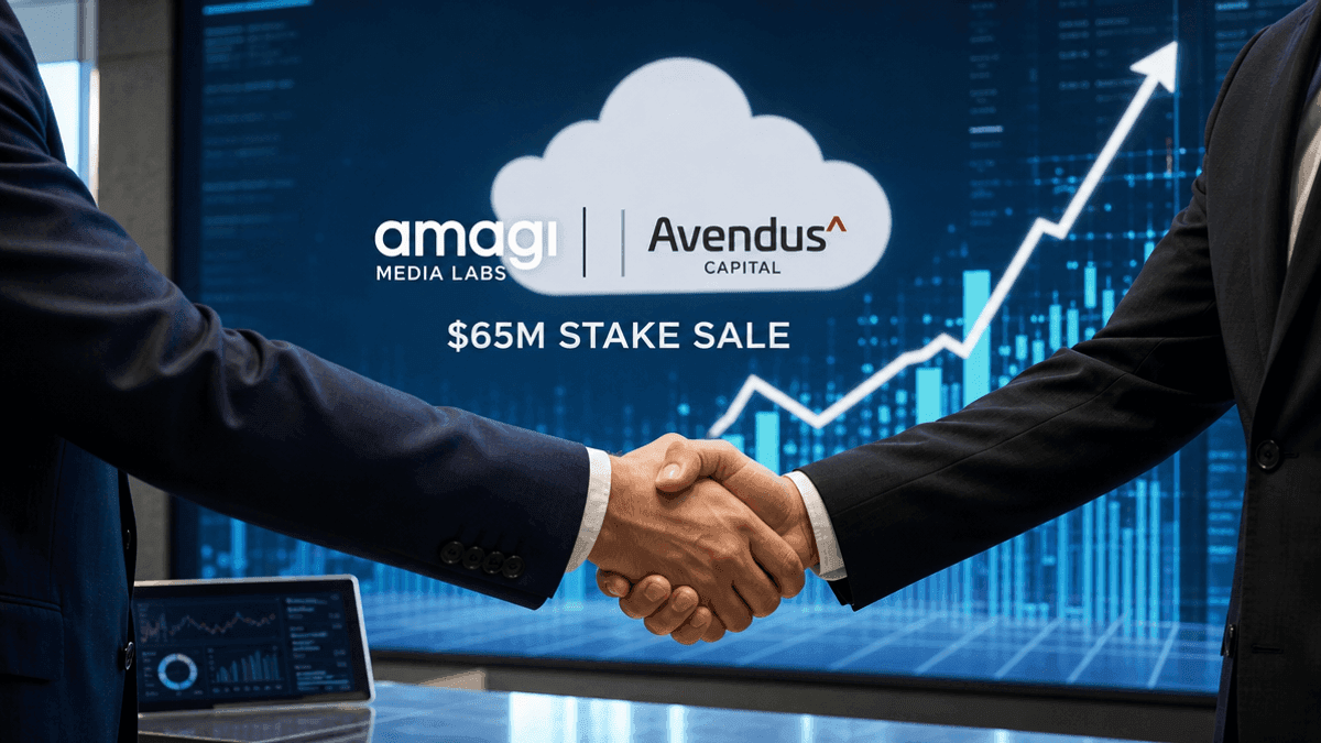 Amagi Media Labs Secures $65M Stake Sale with Avendus Advisory