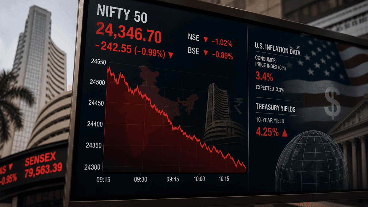 Indian Markets Eye Weak Open: US Inflation, Yields Impact