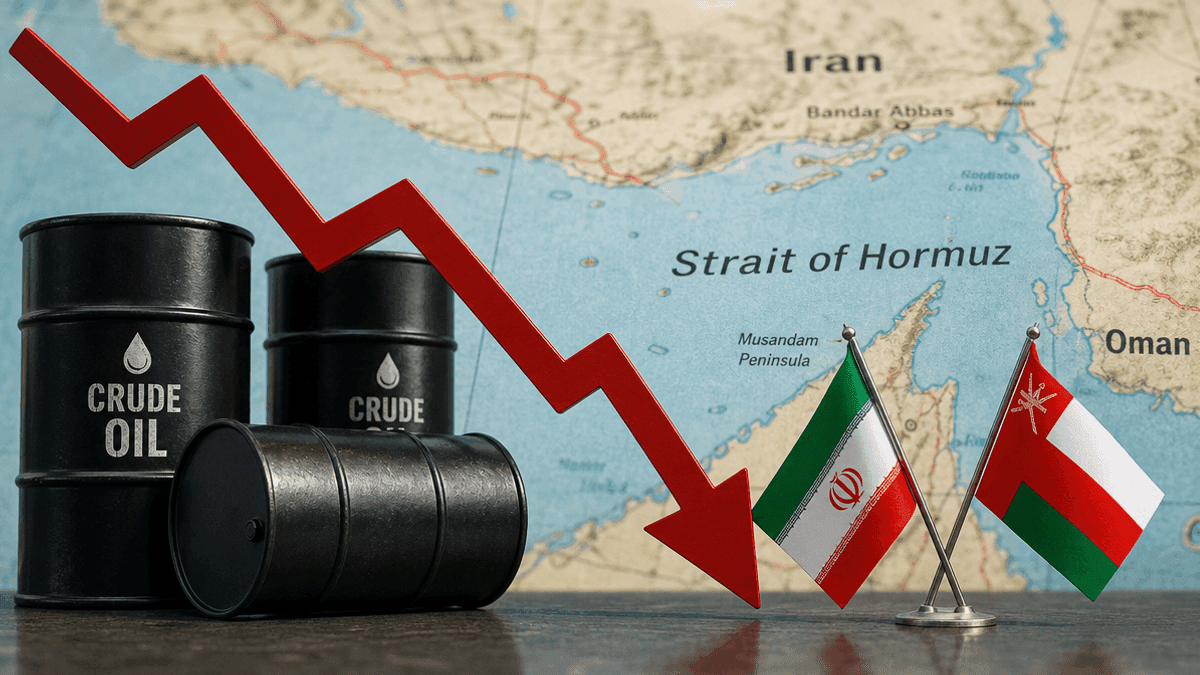 Crude Oil Drops Below $82 on Iran-Oman Deal & Lighter Sanctions