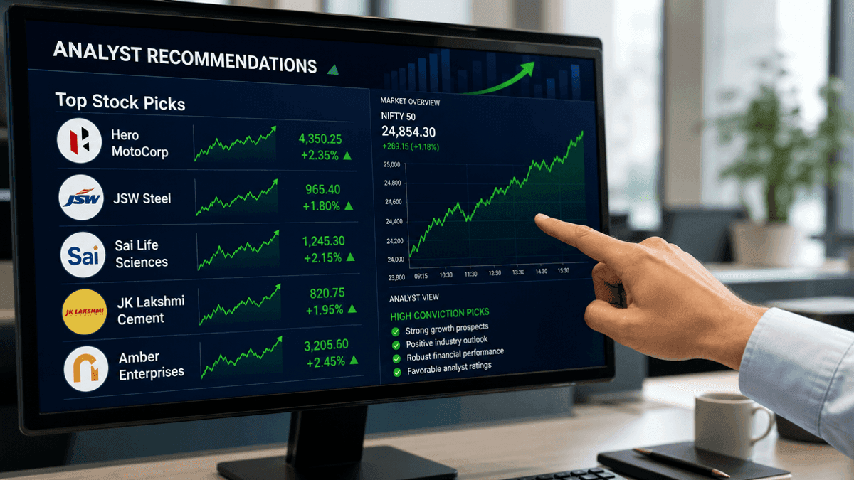 Top Stock Picks: Hero MotoCorp, JSW Steel & More by Analysts