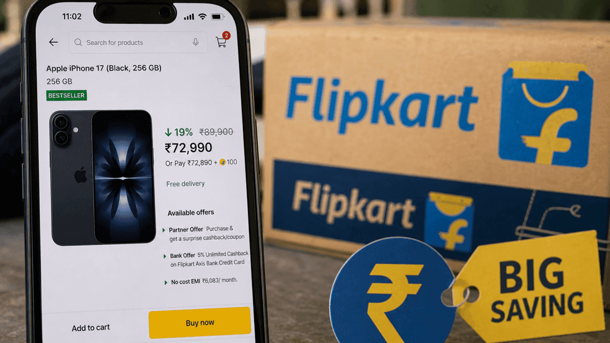 iPhone 17 Deal: Save Up to Rs 46,455 on Flipkart