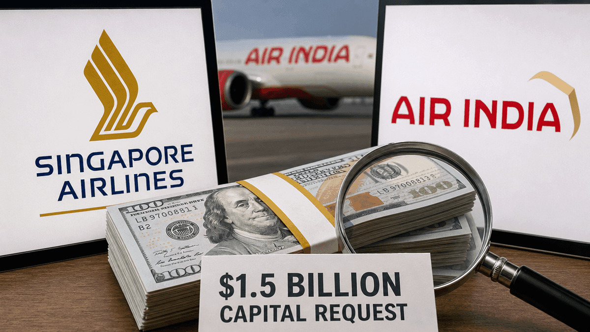 SIA to Review Air India’s $1.5B Capital Request