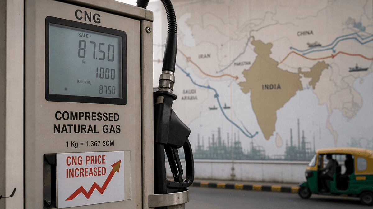 CNG Price Hiked by Rs 3.89/kg in Delhi Amidst West Asia Conflict