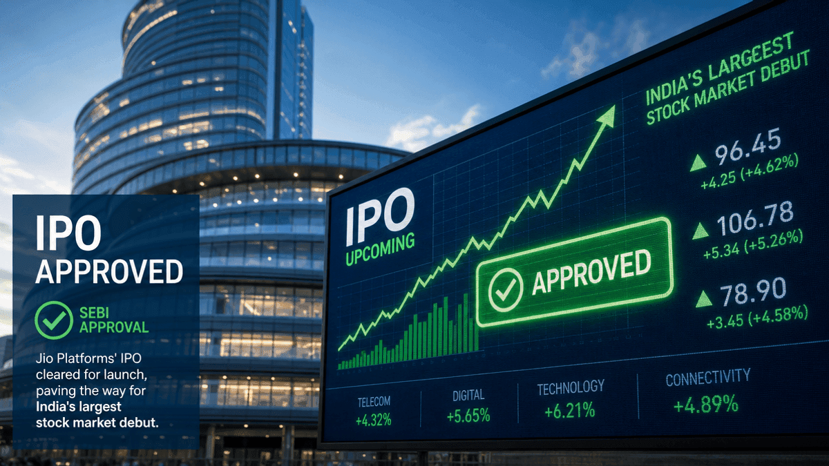 Jio Platforms IPO Gets Sebi Nod for India’s Largest Debut
