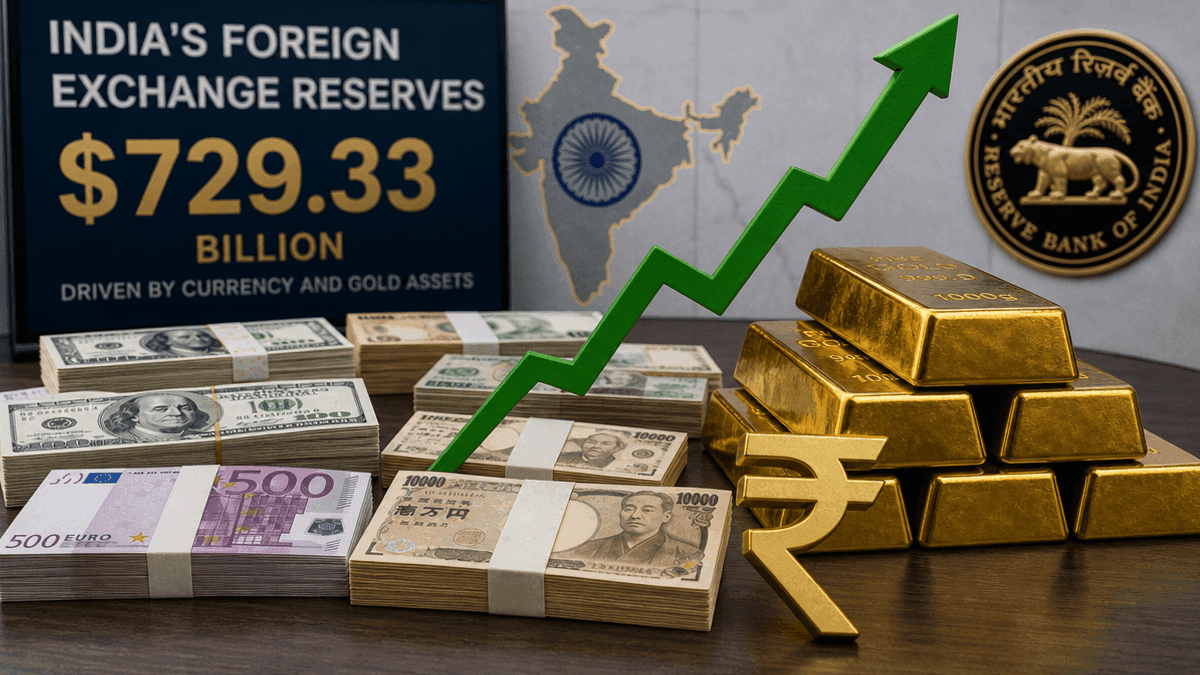 India’s Forex Reserves Hit $729.33B: RBI’s Impact
