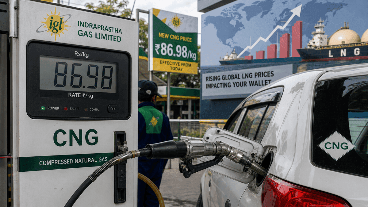 IGL Hikes CNG Prices in Delhi Amid Rising LNG Costs