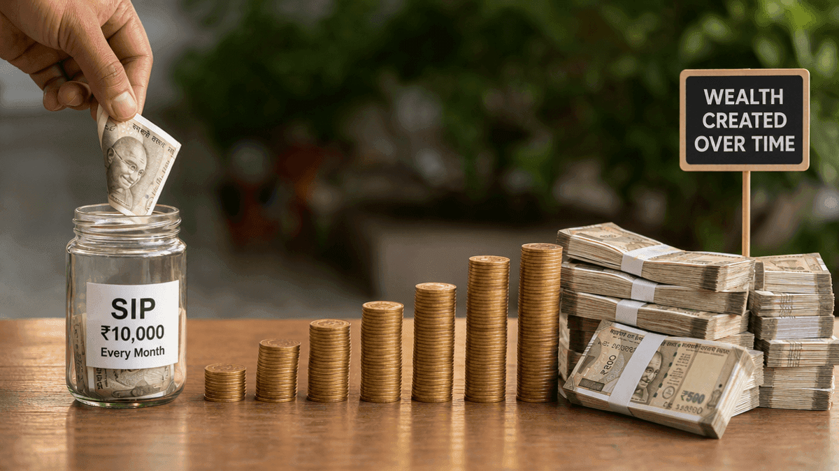 SIPs Build Wealth: 12 Funds Turn ₹10k into ₹11 Cr