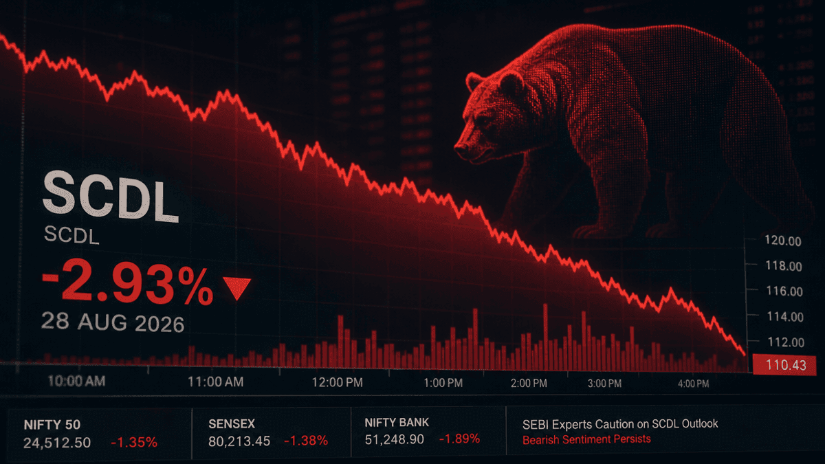 SCDL Stock Drops 2.93% Amidst Bearish SEBI Sentiment
