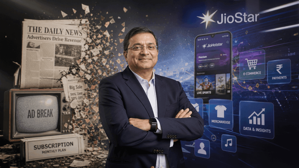 JioStar’s Uday Shankar: Rethink Media Business Models