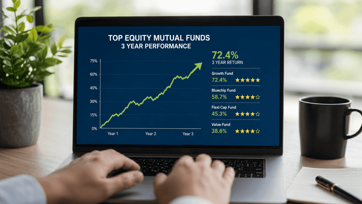 3-Year Investment: Top 6 Equity Funds Delivering 25%+ Returns