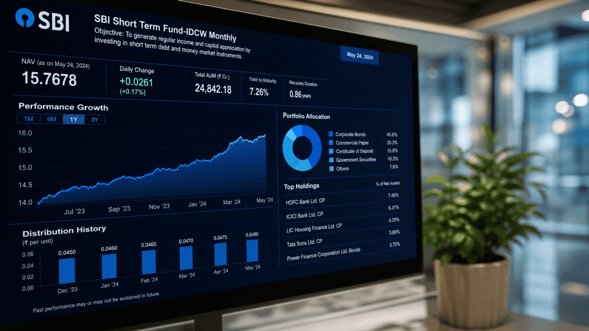 SBI Short Term Fund NAV ₹18.84: Key Metrics & Performance