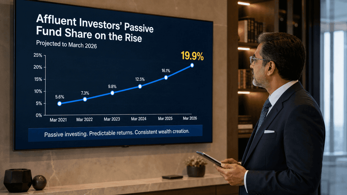 Affluent Investors Shift to Passive Funds: Share Triples by 2026