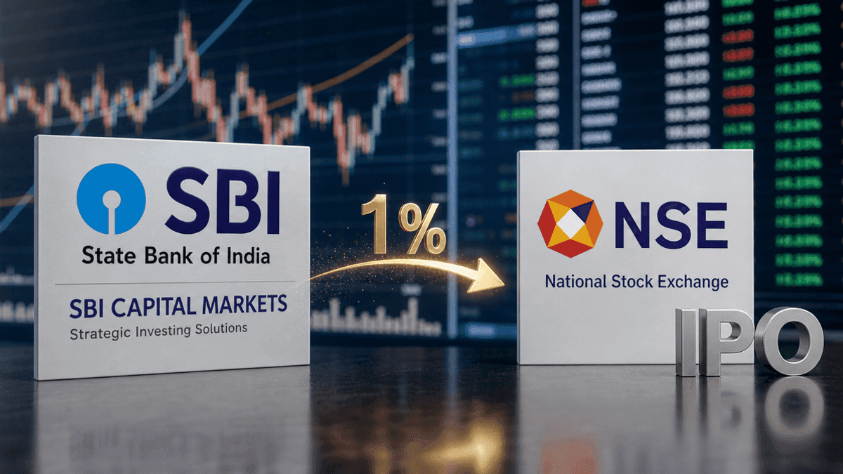 SBI to Dilute 1% Stake in NSE’s Rs 30,000 Cr IPO