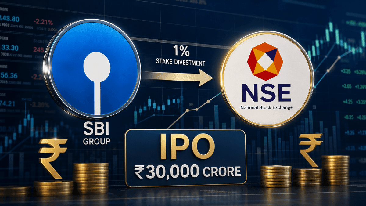 SBI Group Sells 1% Stake in NSE’s Rs 30,000 Crore IPO