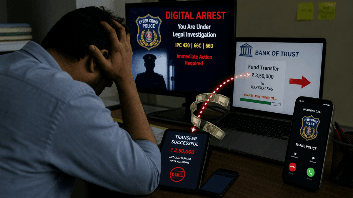 Vadodara Businessman Loses ₹1.53 Cr in Digital Arrest Scam
