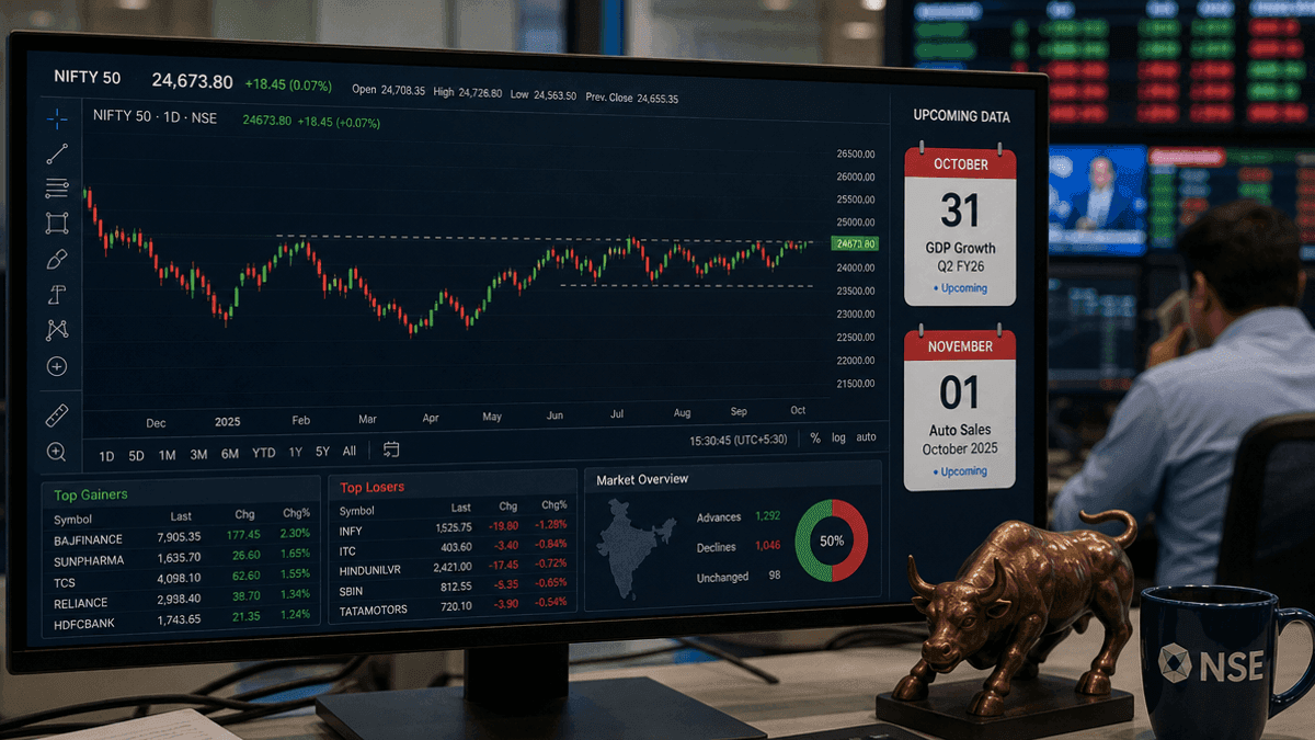 Indian Markets Await GDP, Auto Sales Data for Direction