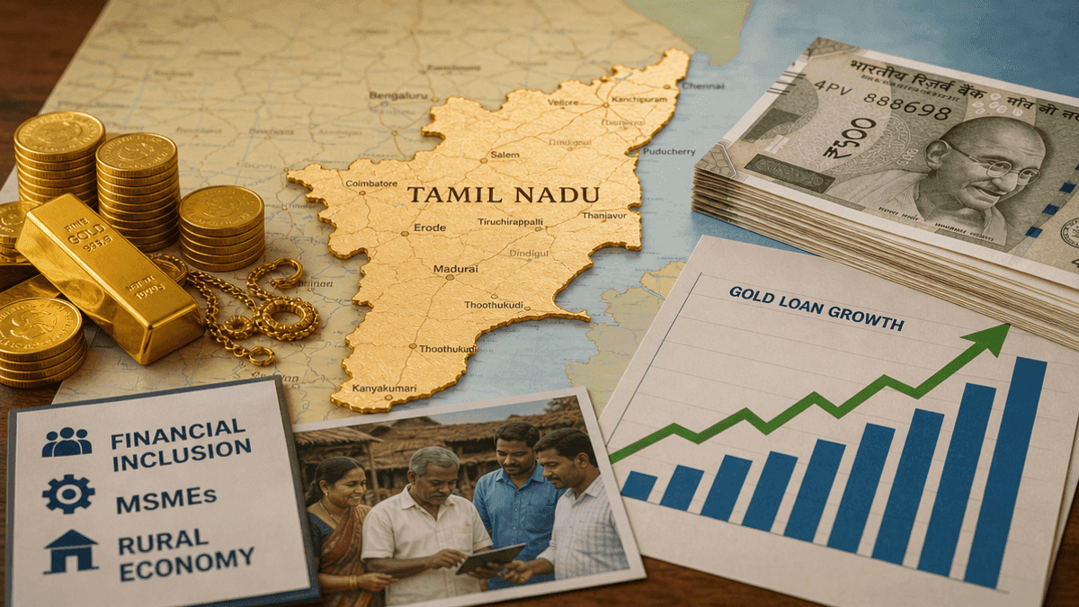 Tamil Nadu Dominates India’s Gold Loans, Fuels Credit Growth