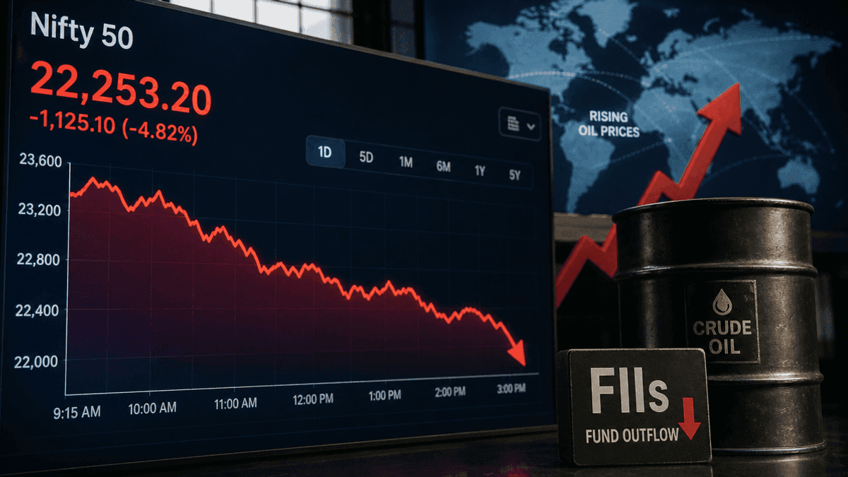 Nifty 50 Dips Below 24,000 Amid MSCI Rebalancing & Oil Price Surge