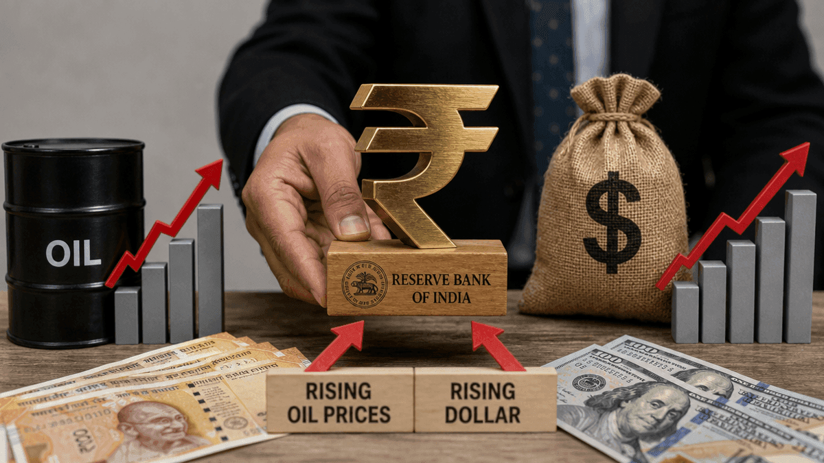 RBI Intervenes to Support Rupee Amid Oil Prices & Fed Hike Fears